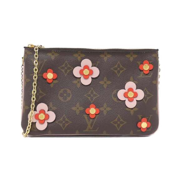 Louis Vuitton Monogram (Flower) Pochette Double Zip Shoulder Bag M63905